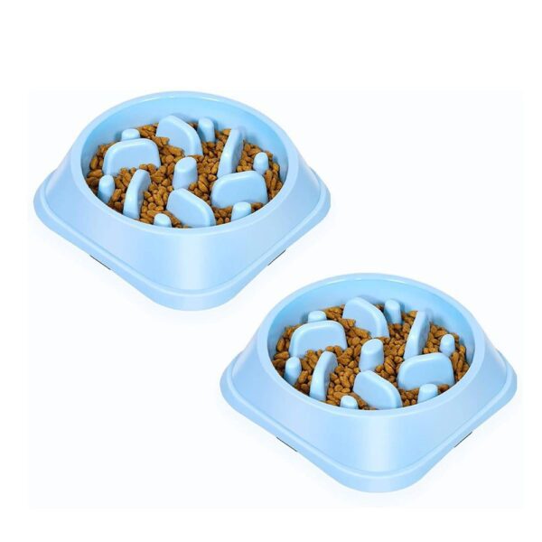 Upsky Slow Feeder Small Dog Bowls Non Slip Puzzle Bowl Fun Feeder Interactive Bloat Stop Dog Bowl Anti-Choking Dog Bowl