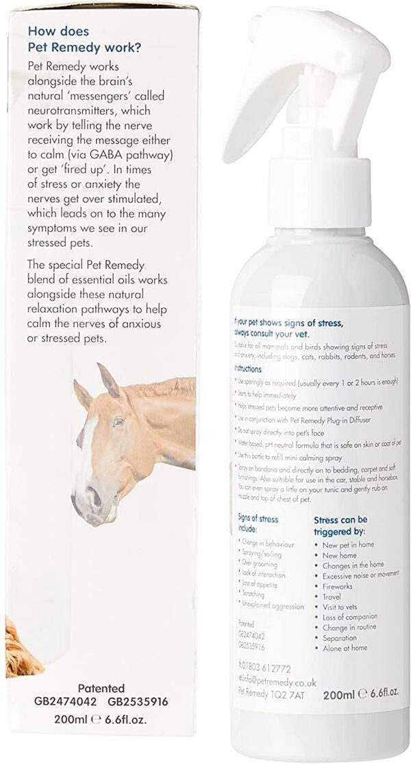 Pet Remedy  Pet Remedy Calming Spray 200 Ml - Image 3