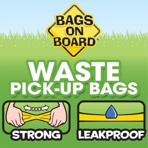 Bags On Board Dog Poop Refill Bags Neutral Roll, Black, 10 X 15, 140 Bags - Image 4