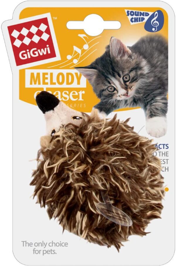 Gigwi Hedgehog Melody Chaser, Brown - Image 4