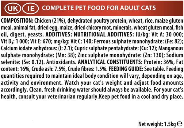 Proplan Original Adult Cat Food-Chicken 1.5 Kg - Image 11