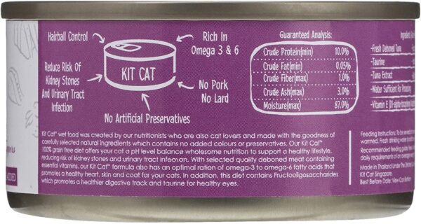 Kit Cat Tuna Crab Toppers Canned Cat Wet Food-80g - Image 3