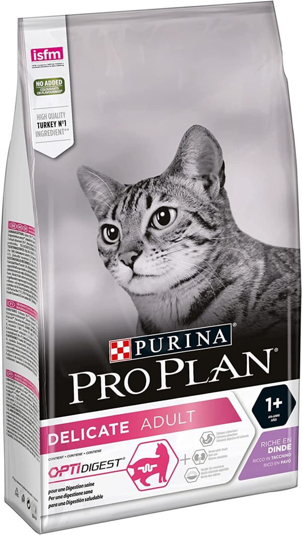 Proplan Delicate Turkey Dry Cat Food 1.5 Kg, - Image 7