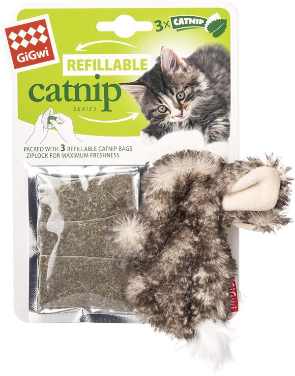 Gigwi Refillable Catnip Rabbit 7058