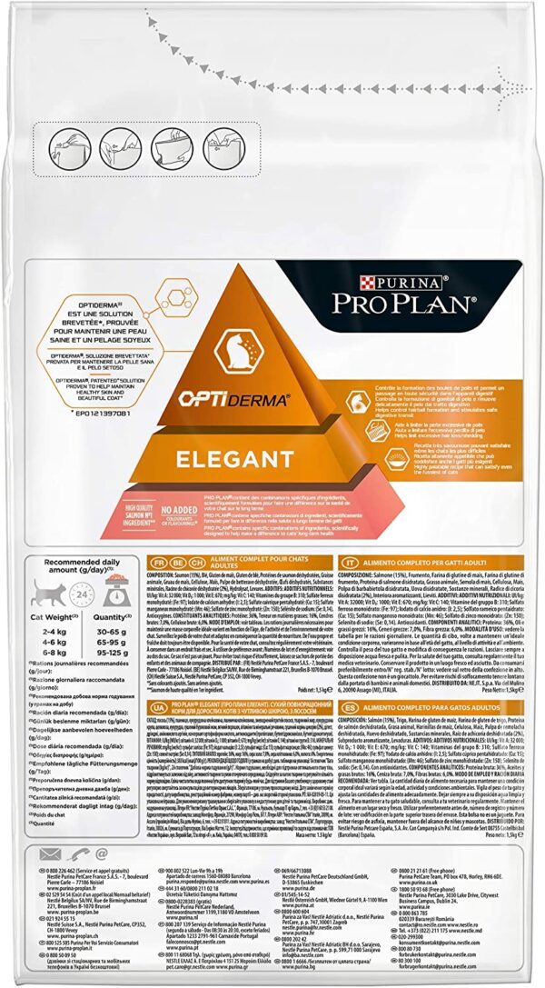 Proplan Elegant Cat Food-Salmon 1.5 Kg - Image 6