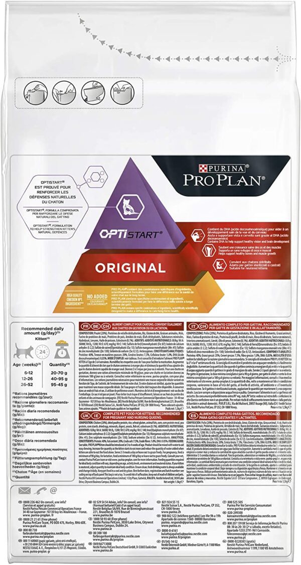 Proplan Dry Cat Food Original Kitten Chicken 1.5 Kg - Image 4