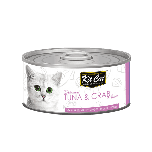 Kit Cat Tuna Crab Toppers Canned Cat Wet Food-80g