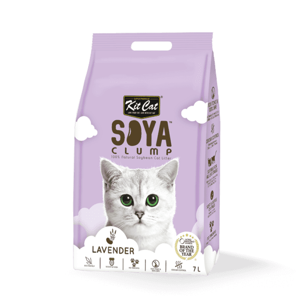 Kit Cat Soya Clump Soybean Litter Lavender 7L