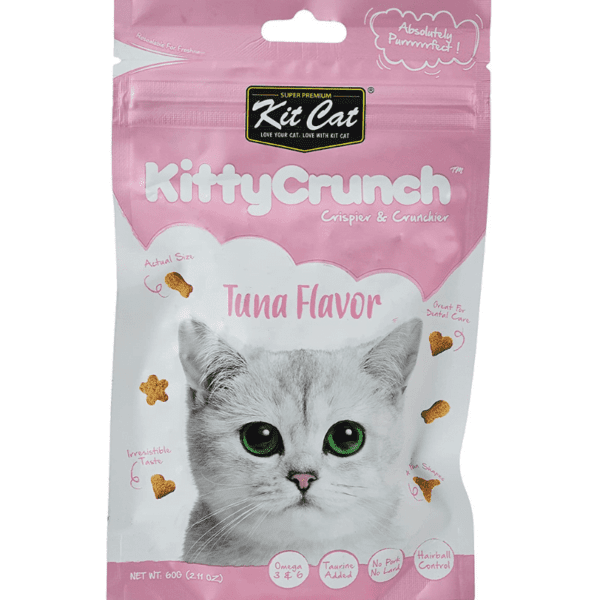 Kit Cat Kitty Crunch Tuna Flavor Cat Treat 60g