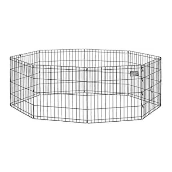 Midwest Life Stage Exercise Pen (Black) 61*91 Cm 8 Panels