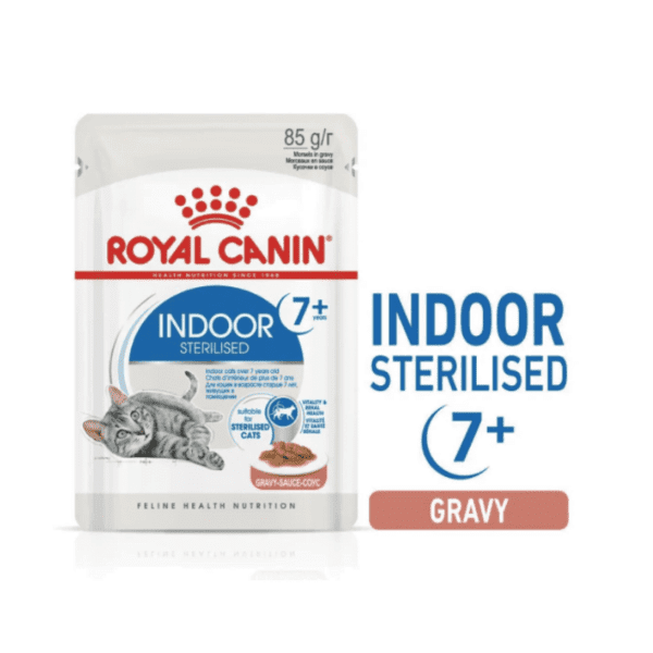 Royal Canin - Feline Health Nutrition Indoor Sterilised 7+ Gravy (85gm)