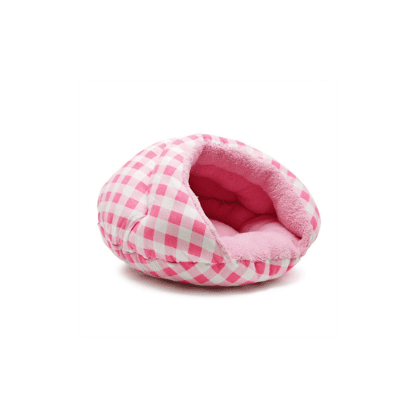 Burger Bed Checkers Pink