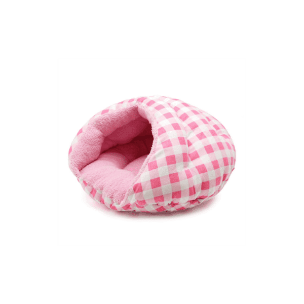 Burger Bed Checkers Pink - Image 3