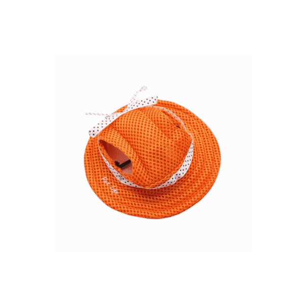 Pet Life 'Sea Spot Sun' Uv Protectant Adjustable Fashion Hats L