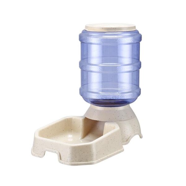 Food Dispenser 3.5 L Size 31.5*31*21 Cm-Beige