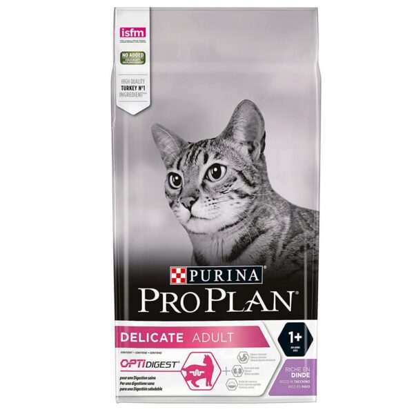 Proplan Delicate Turkey Dry Cat Food 1.5 Kg, - Image 10