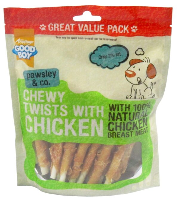 Armitage  Chewy Chicken Twists -  325g Value Pack