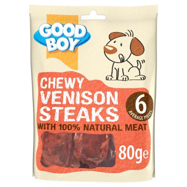 Armitage  Chewy Venison Steaks - 80g - Image 4