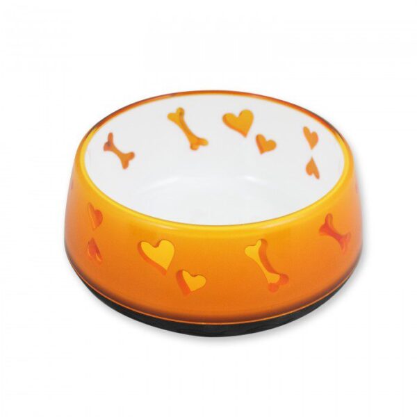 All For Paws  Dog Love Bowl - Orange / L