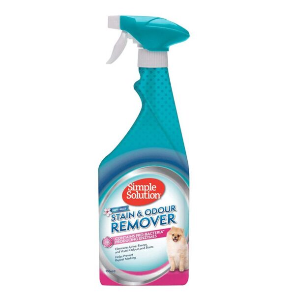 Simple Solution Dog Stain And Odour Remover Spring Breeze 750  ml