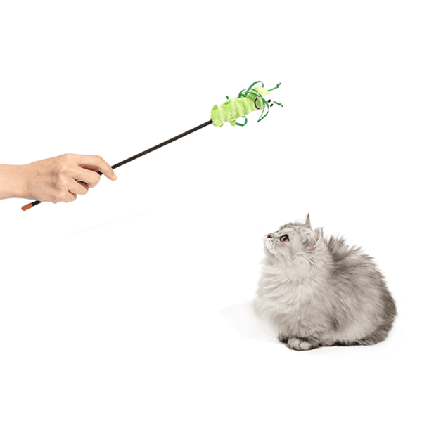 Fofos Moving Caterpillar Cat Wand Cat Toy - Image 3