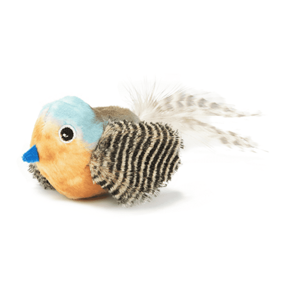 Fofos Sound Chip Blue Bird With Catnip Balls Cat Toy - Image 2