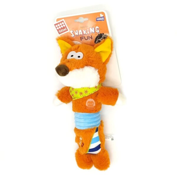 GiGwi Plush Shaking Fun Dog Toy ? Fox