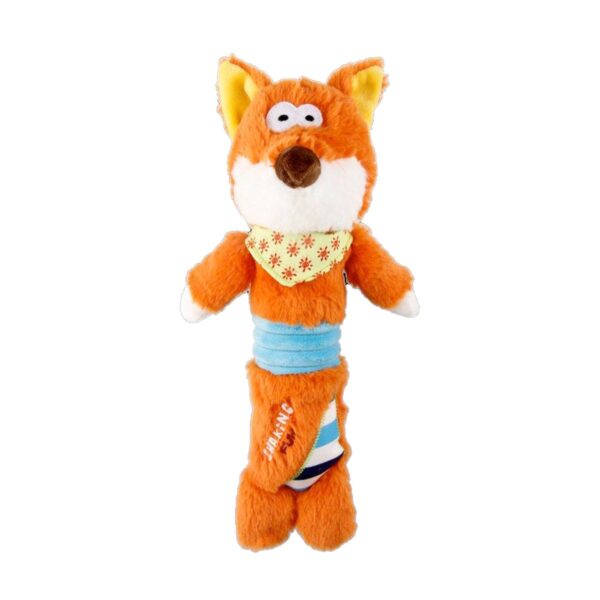 GiGwi Plush Shaking Fun Dog Toy ? Fox - Image 2