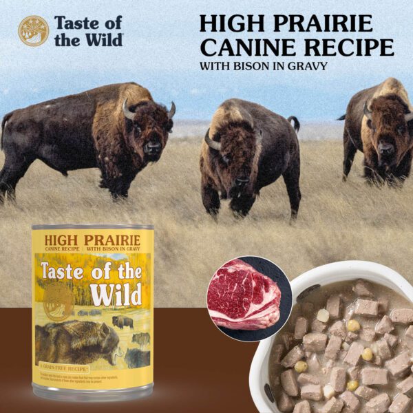 Taste Of The Wild High Prairie Canine Recipe With Bison In Gravy 374Gr (Dog) - Image 2