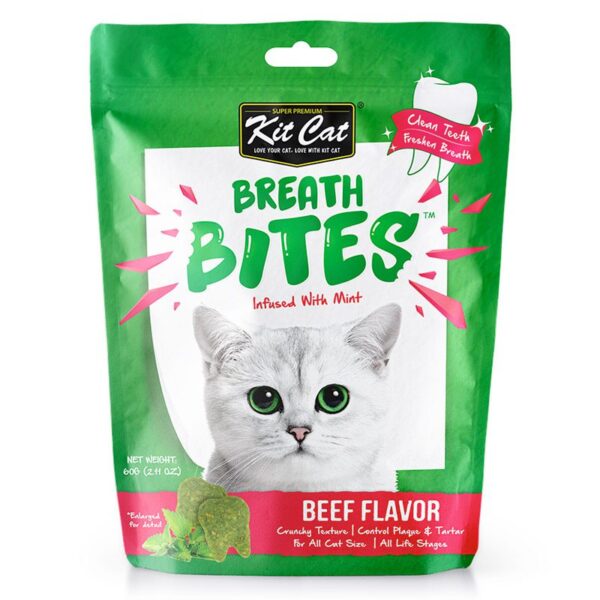 Kit Cat Breath Bites Beef Flavor 60G