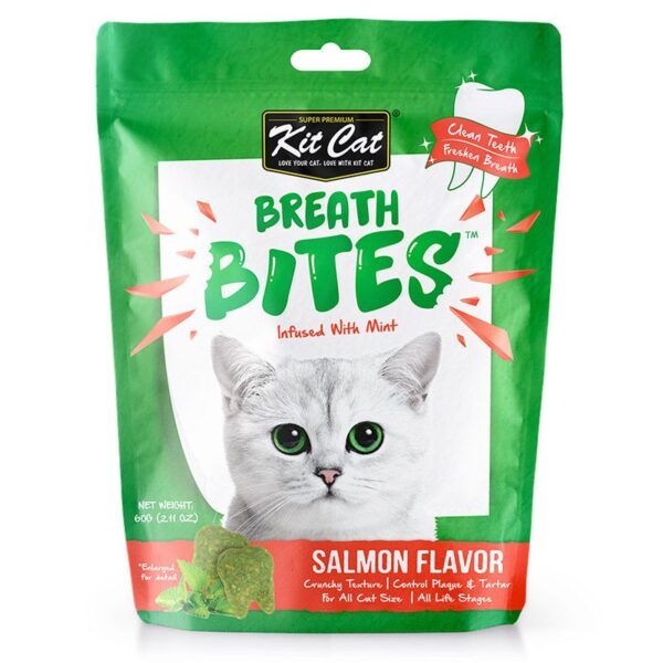 Kit Cat Breath Bites Salmon Flavor 60G