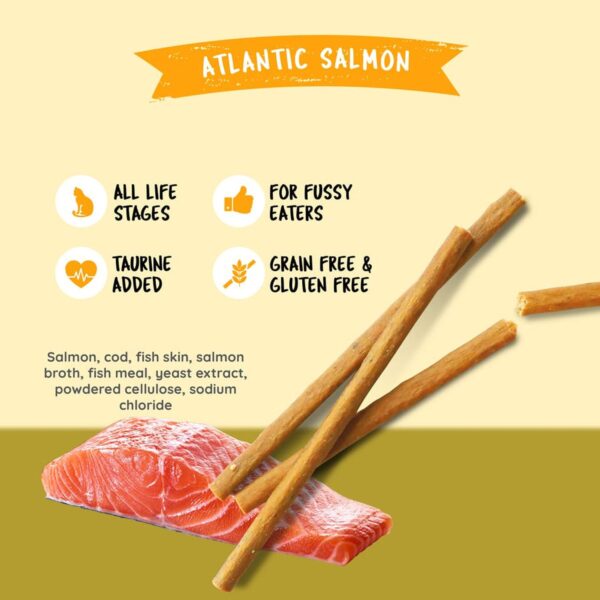 Kit Cat Grain Free Cat Stick Atlantic Salmon 15G - Image 3