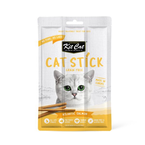 Kit Cat Grain Free Cat Stick Atlantic Salmon 15G