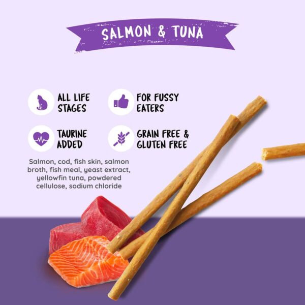 Kit Cat Grain Free Cat Stick Salmon & Tuna 15G - Image 3