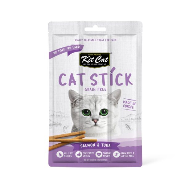 Kit Cat Grain Free Cat Stick Salmon & Tuna 15G