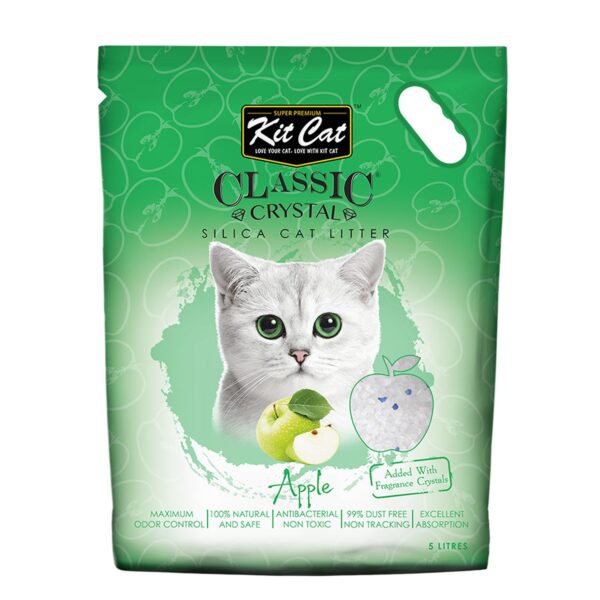 Kit Cat Classic Crystal Cat Litter Apple (5 Litres)