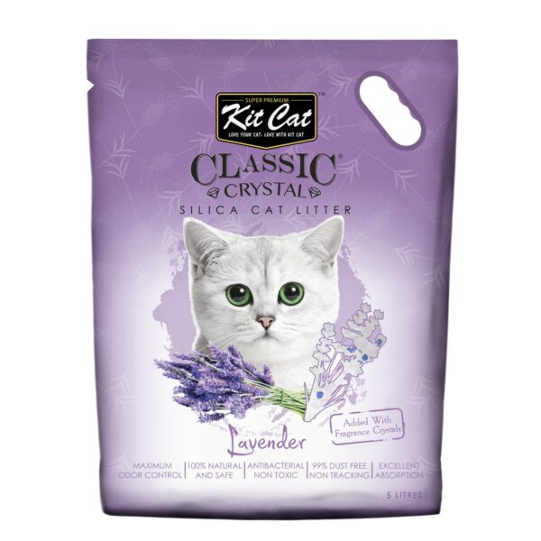 Kit Cat Classic Crystal Cat Litter Lavender (5 Litres)