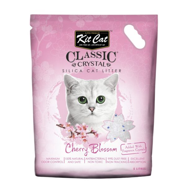 Kit Cat Classic Crystal Cat Litter ? Cherry Blossom (5 Litres)