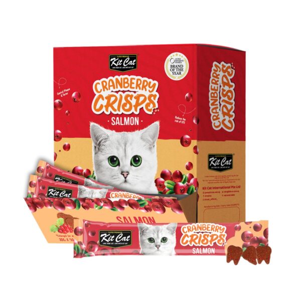 Kit Cat Cranberry Crisps Salmon 1 Pc