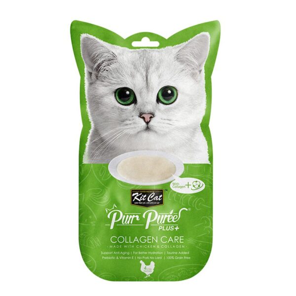 Kit Cat Puree Plus Collagencare (Chicken) 60Grm