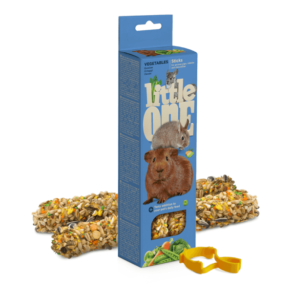 Little One Sticks For Guinea Pigs, Rabbits And Chinchillas With Vegetables 2X60g