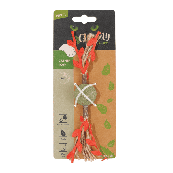 M-PETS Charmy Branch Red Catnip Cat Toy