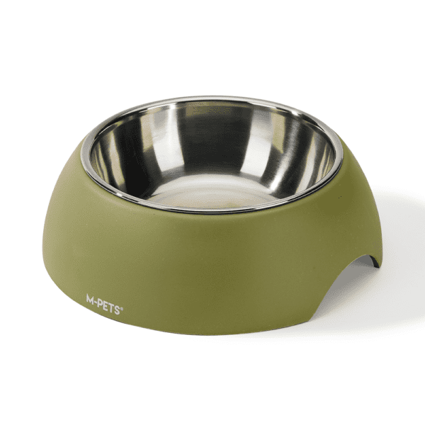 M-PETS Eco Bamboo Bowl Olive L 600ml