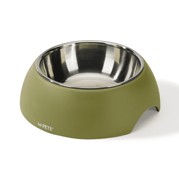 M-PETS Eco Bamboo Bowl Olive M 350ml