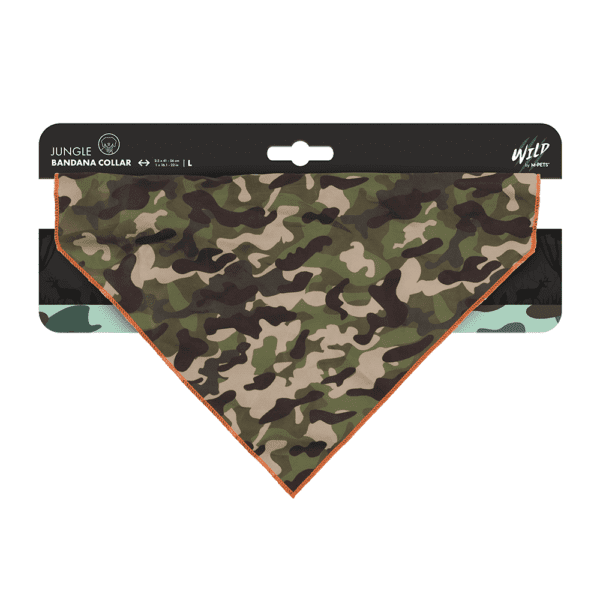 M-PETS Wild Jungle Bandana Collar L