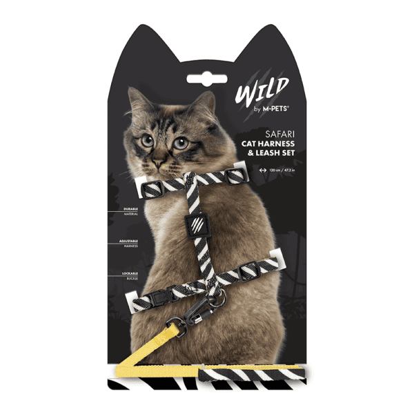 M-PETS Wild Safari Cat Set (Harness & Leash)