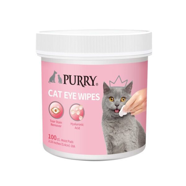 Purry Eye Wipes  for Cats-100ct