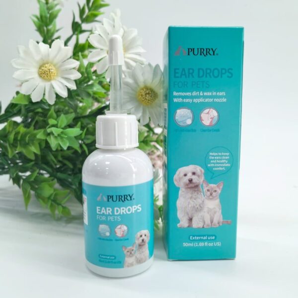 Purry Ear Drops  for dogs & cats-50 ml - Image 3