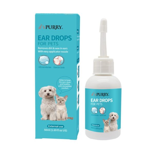 Purry Ear Drops  for dogs & cats-50 ml