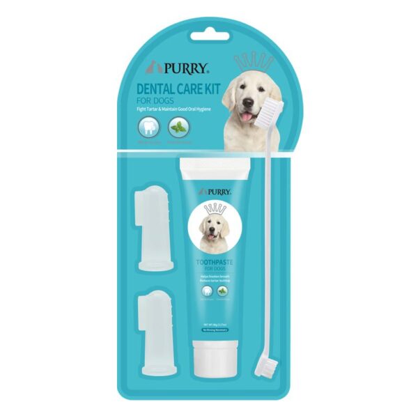 Purry Dental kit for dogs-Mint flavor